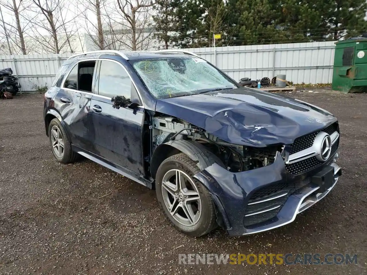 1 Photograph of a damaged car 4JGFB4KE2MA355767 MERCEDES-BENZ GLE-CLASS 2021