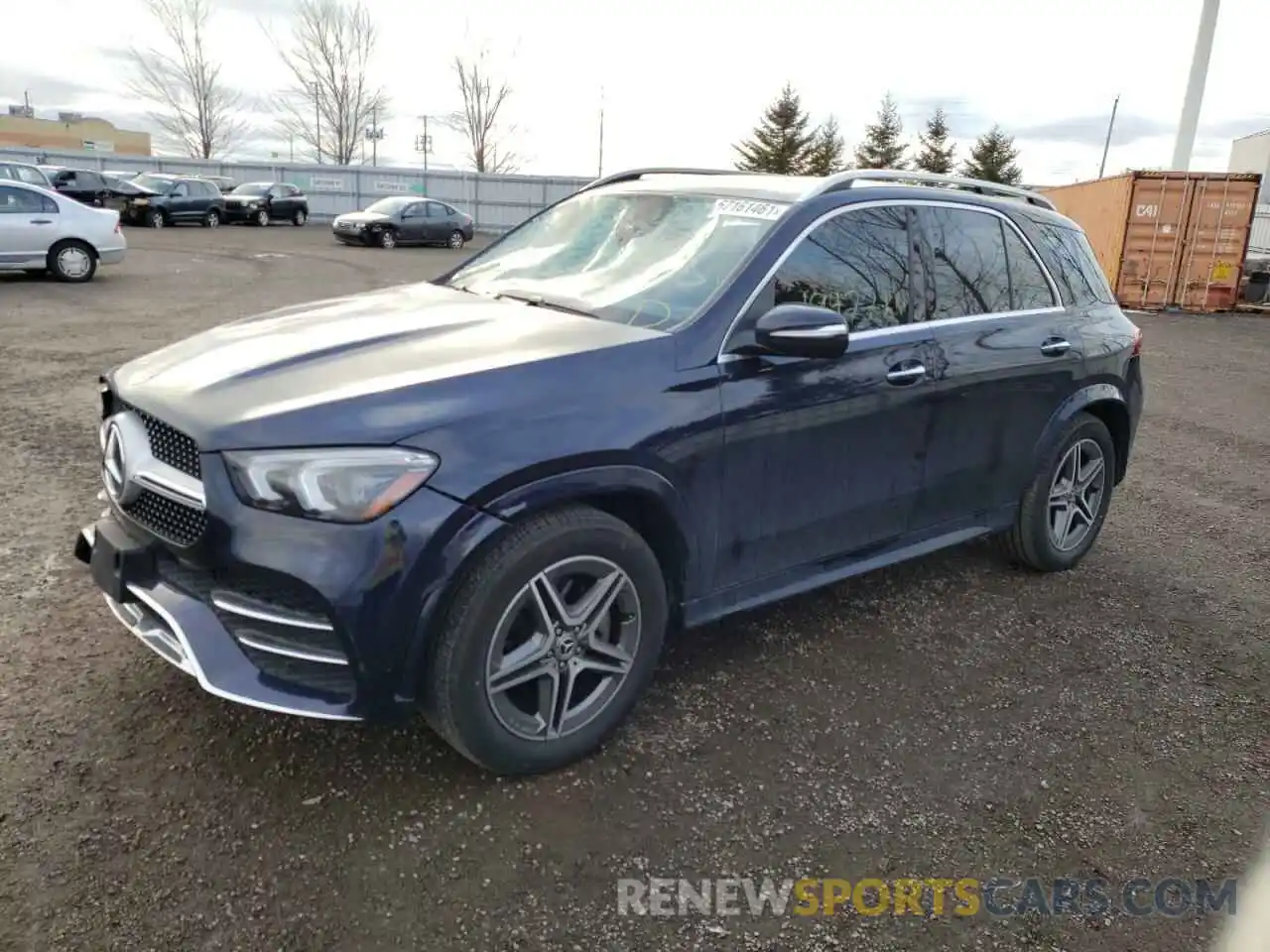 2 Photograph of a damaged car 4JGFB4KE2MA355767 MERCEDES-BENZ GLE-CLASS 2021