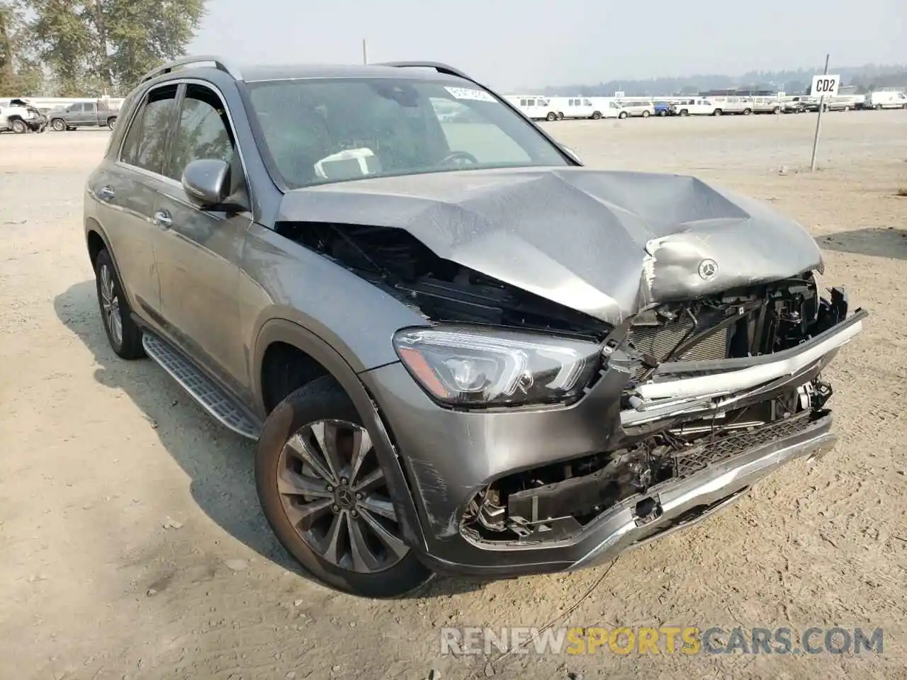 1 Photograph of a damaged car 4JGFB4KE3MA395047 MERCEDES-BENZ GLE-CLASS 2021