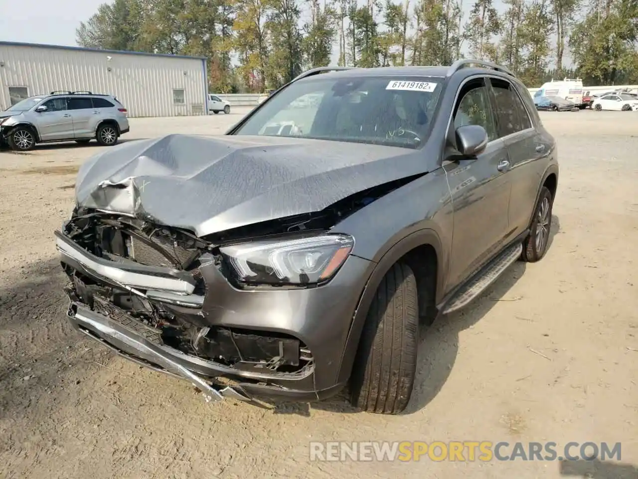 2 Photograph of a damaged car 4JGFB4KE3MA395047 MERCEDES-BENZ GLE-CLASS 2021