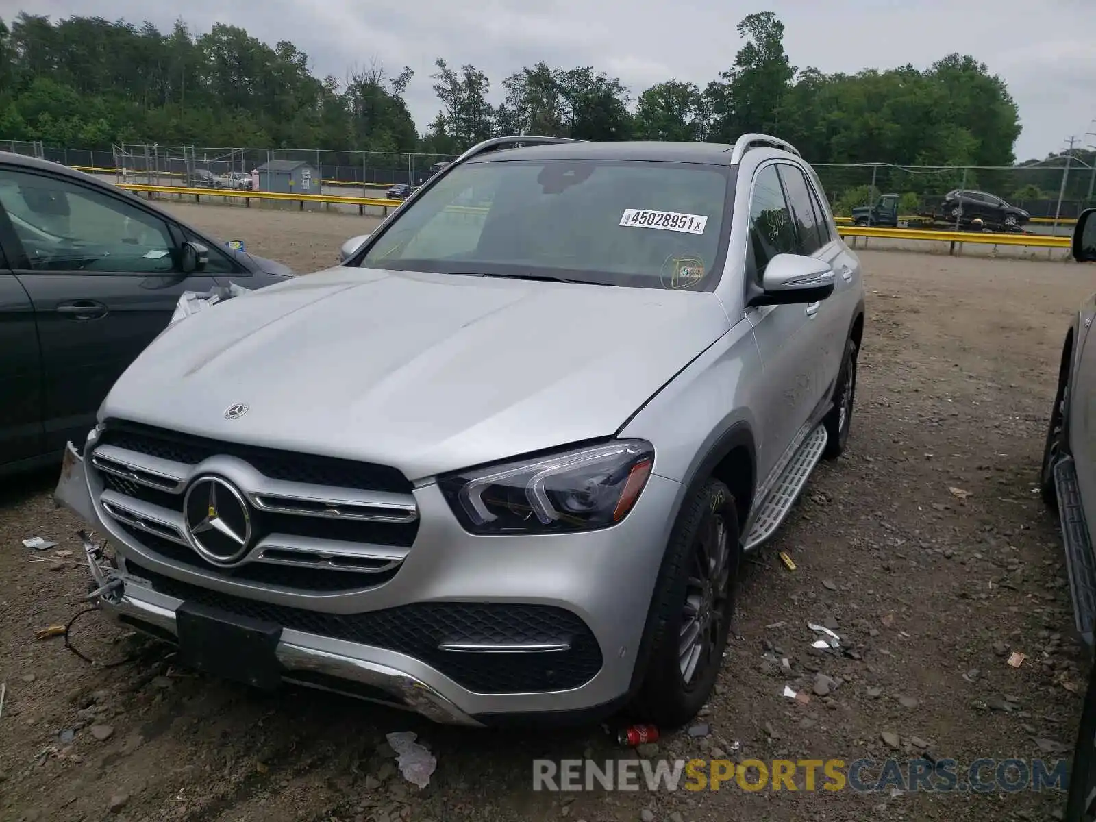 2 Photograph of a damaged car 4JGFB4KE4MA360422 MERCEDES-BENZ GLE-CLASS 2021