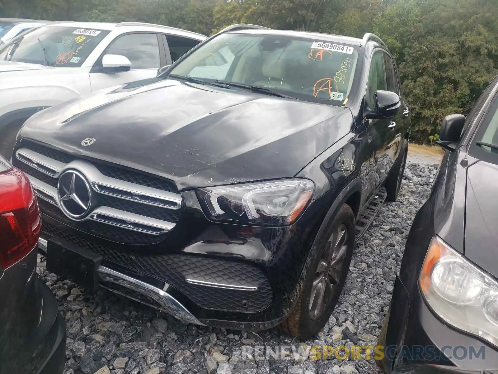 2 Photograph of a damaged car 4JGFB4KE4MA523232 MERCEDES-BENZ GLE-CLASS 2021