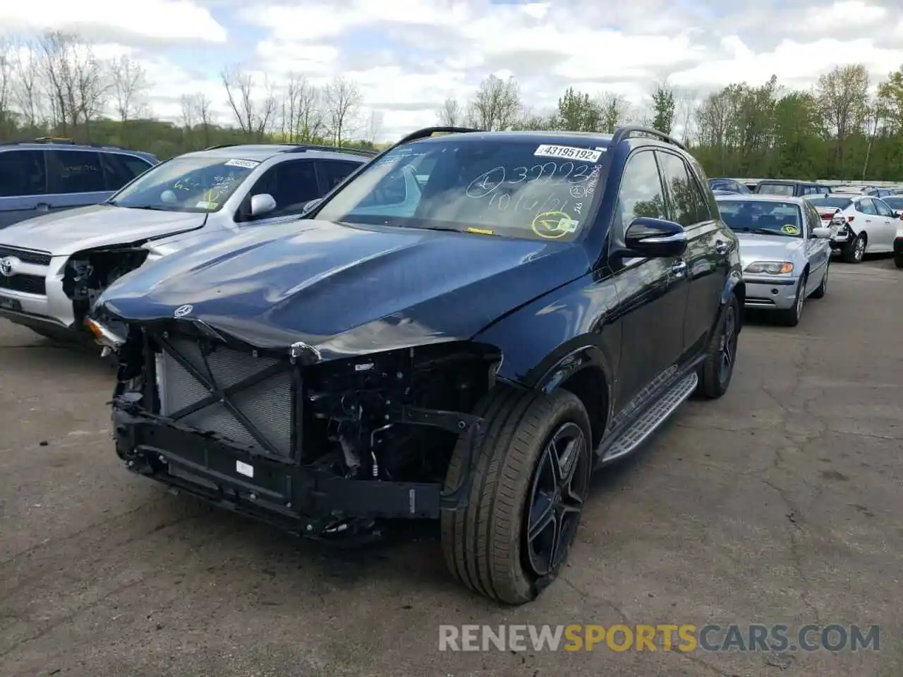 2 Photograph of a damaged car 4JGFB4KE5MA482819 MERCEDES-BENZ GLE-CLASS 2021