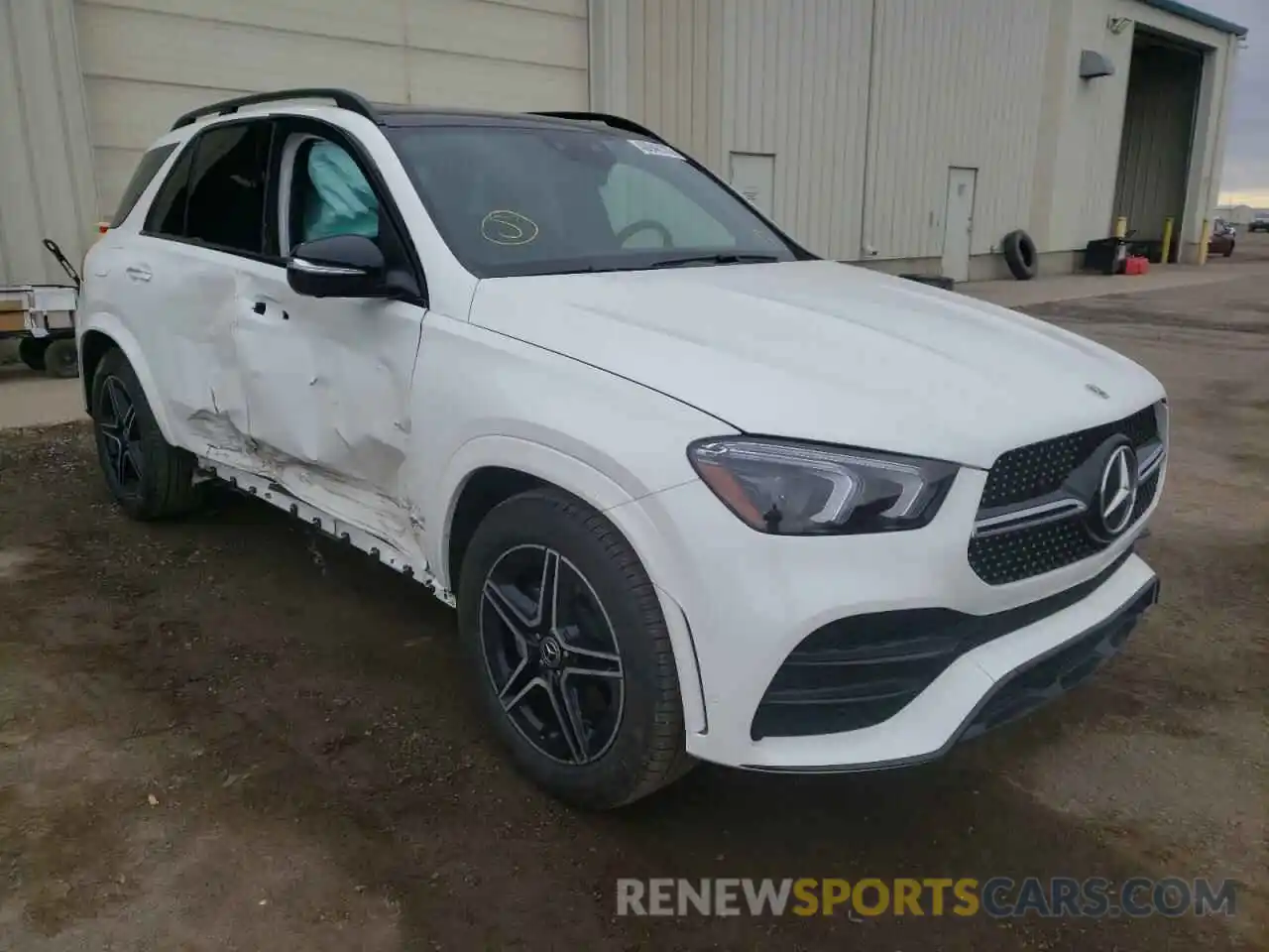 1 Photograph of a damaged car 4JGFB4KE5MA492248 MERCEDES-BENZ GLE-CLASS 2021