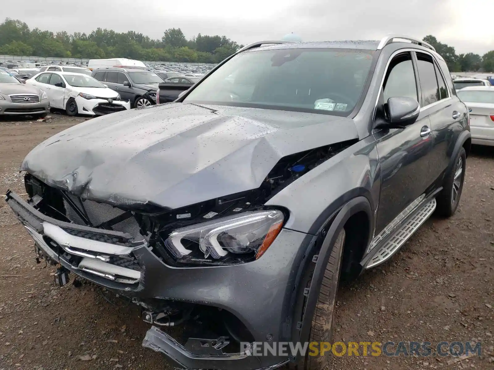 2 Photograph of a damaged car 4JGFB4KE7MA413940 MERCEDES-BENZ GLE-CLASS 2021