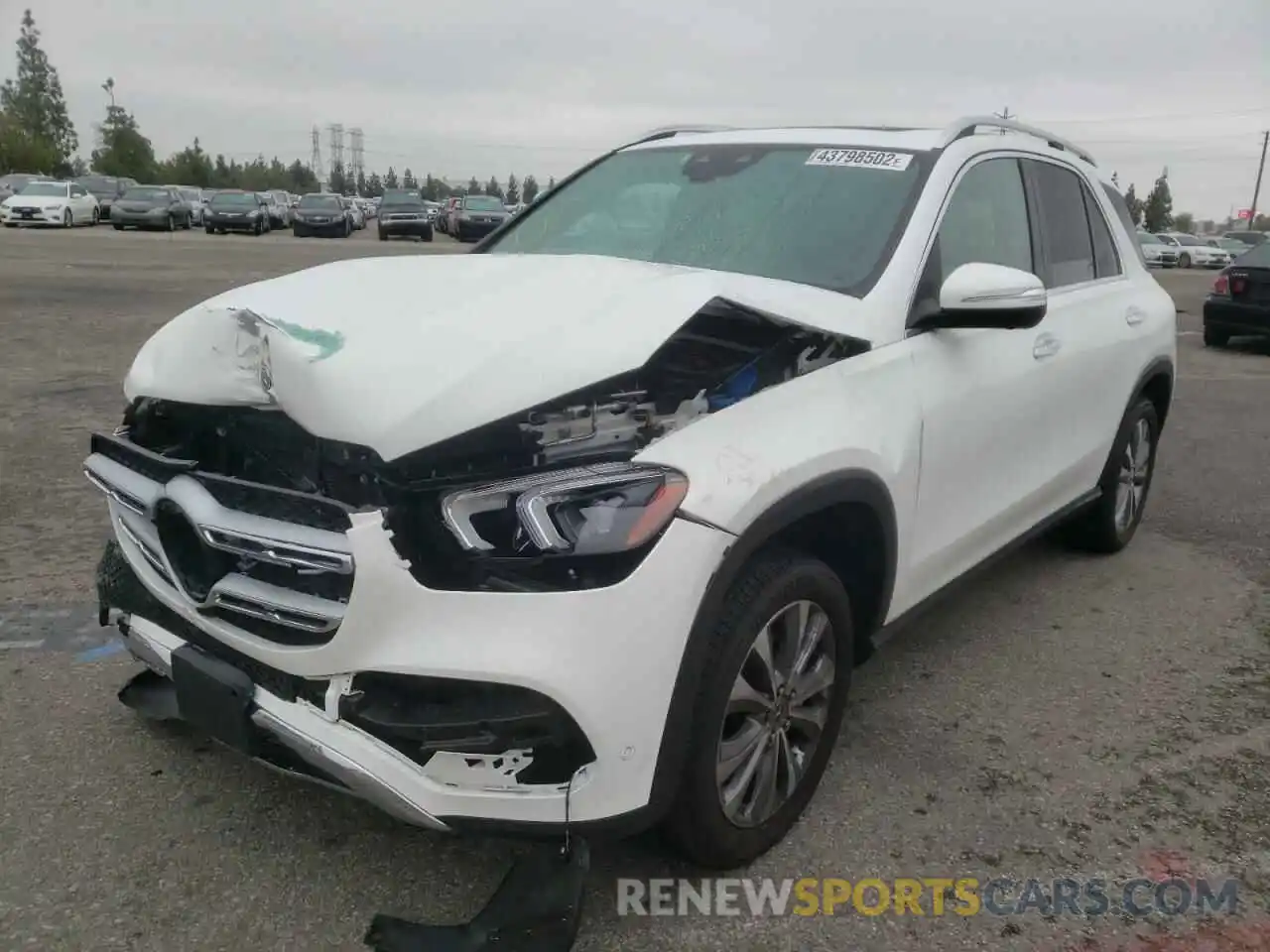 2 Photograph of a damaged car 4JGFB4KE8MA423831 MERCEDES-BENZ GLE-CLASS 2021