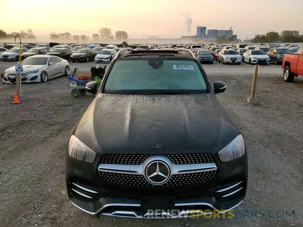 9 Photograph of a damaged car 4JGFB4KE9MA556601 MERCEDES-BENZ GLE-CLASS 2021