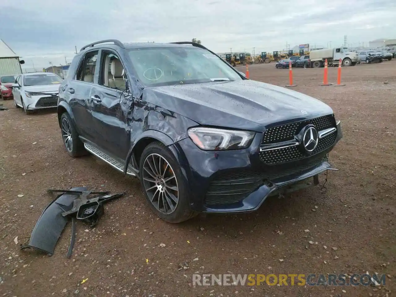 1 Photograph of a damaged car 4JGFB4KEXMA388838 MERCEDES-BENZ GLE-CLASS 2021