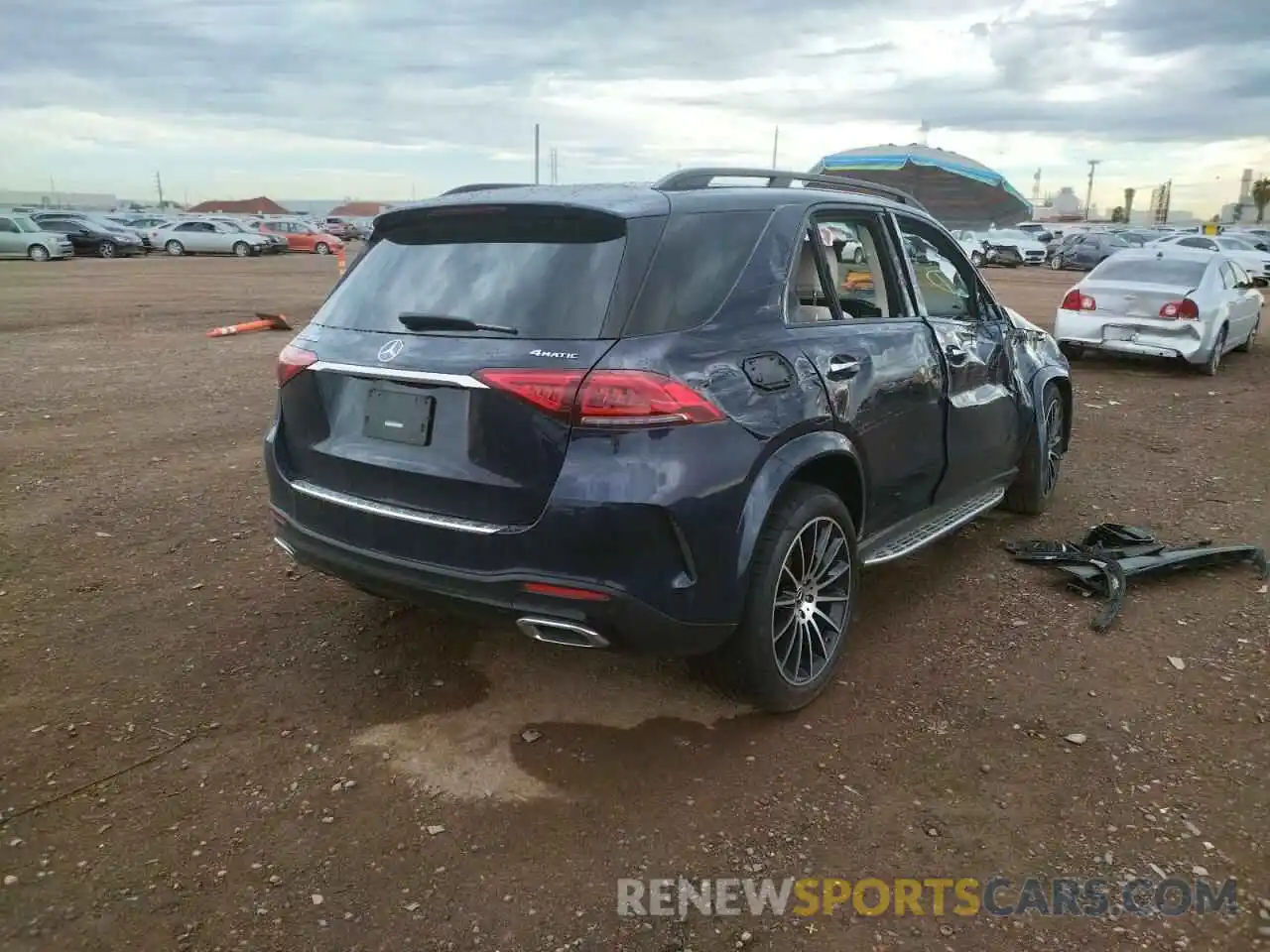 4 Photograph of a damaged car 4JGFB4KEXMA388838 MERCEDES-BENZ GLE-CLASS 2021