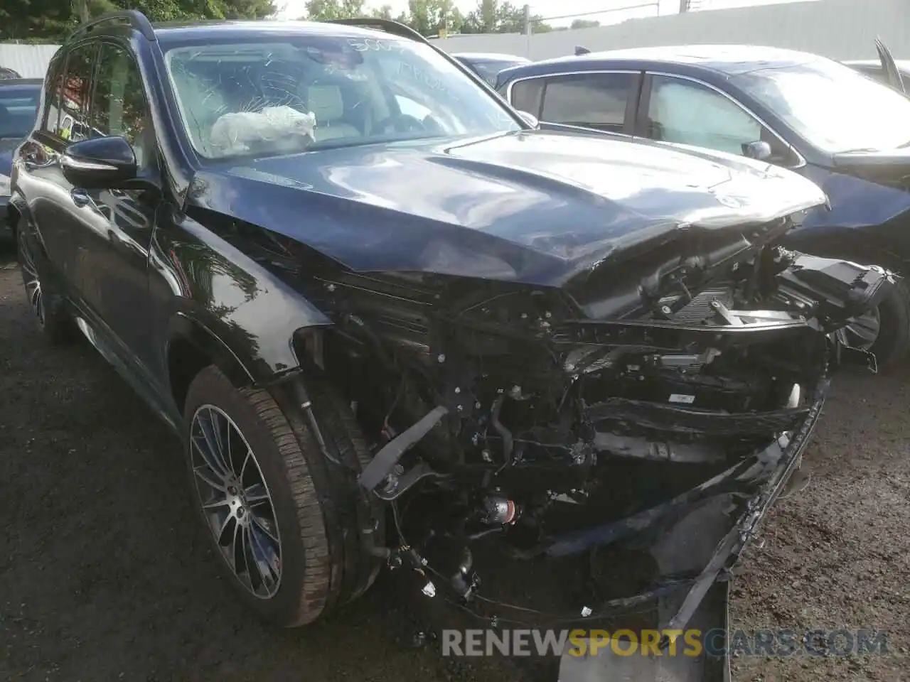 1 Photograph of a damaged car 4JGFB5KB0MA474977 MERCEDES-BENZ GLE-CLASS 2021