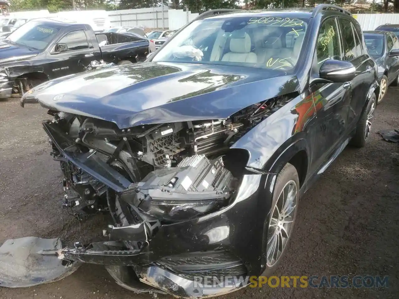 2 Photograph of a damaged car 4JGFB5KB0MA474977 MERCEDES-BENZ GLE-CLASS 2021