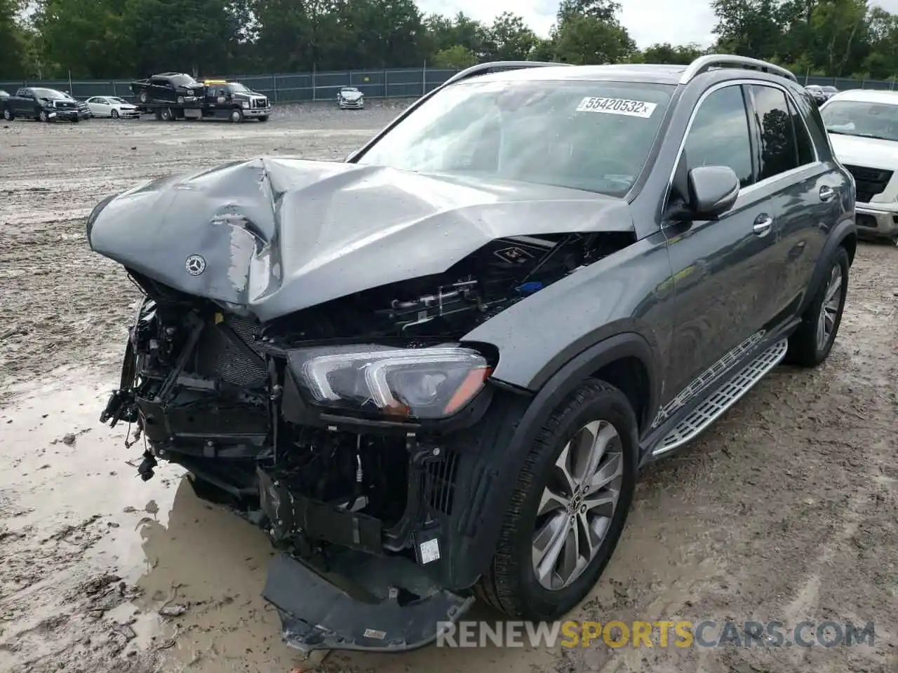 2 Photograph of a damaged car 4JGFB5KB1MA304529 MERCEDES-BENZ GLE-CLASS 2021