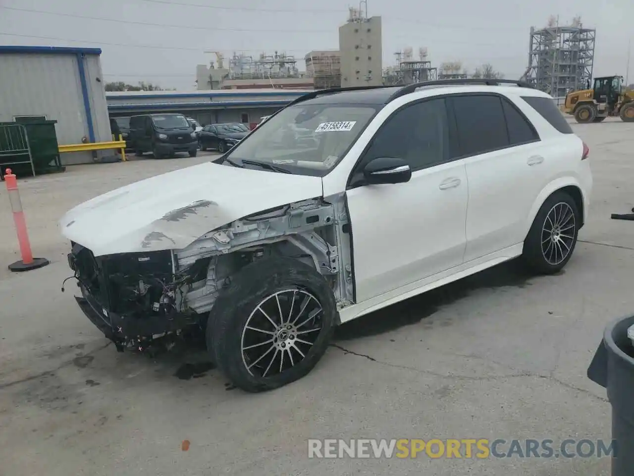 1 Photograph of a damaged car 4JGFB5KB1MA398427 MERCEDES-BENZ GLE-CLASS 2021