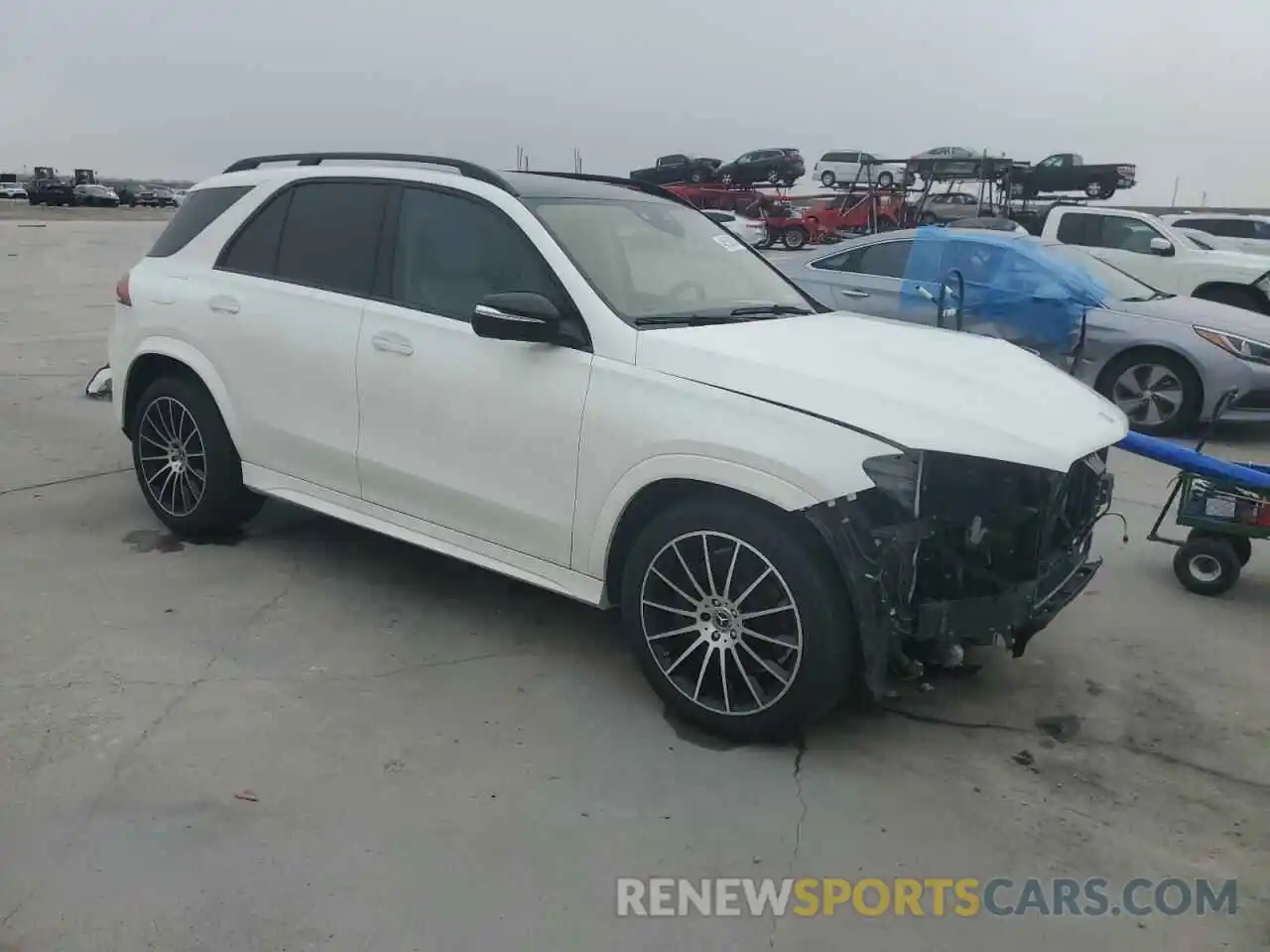 4 Photograph of a damaged car 4JGFB5KB1MA398427 MERCEDES-BENZ GLE-CLASS 2021