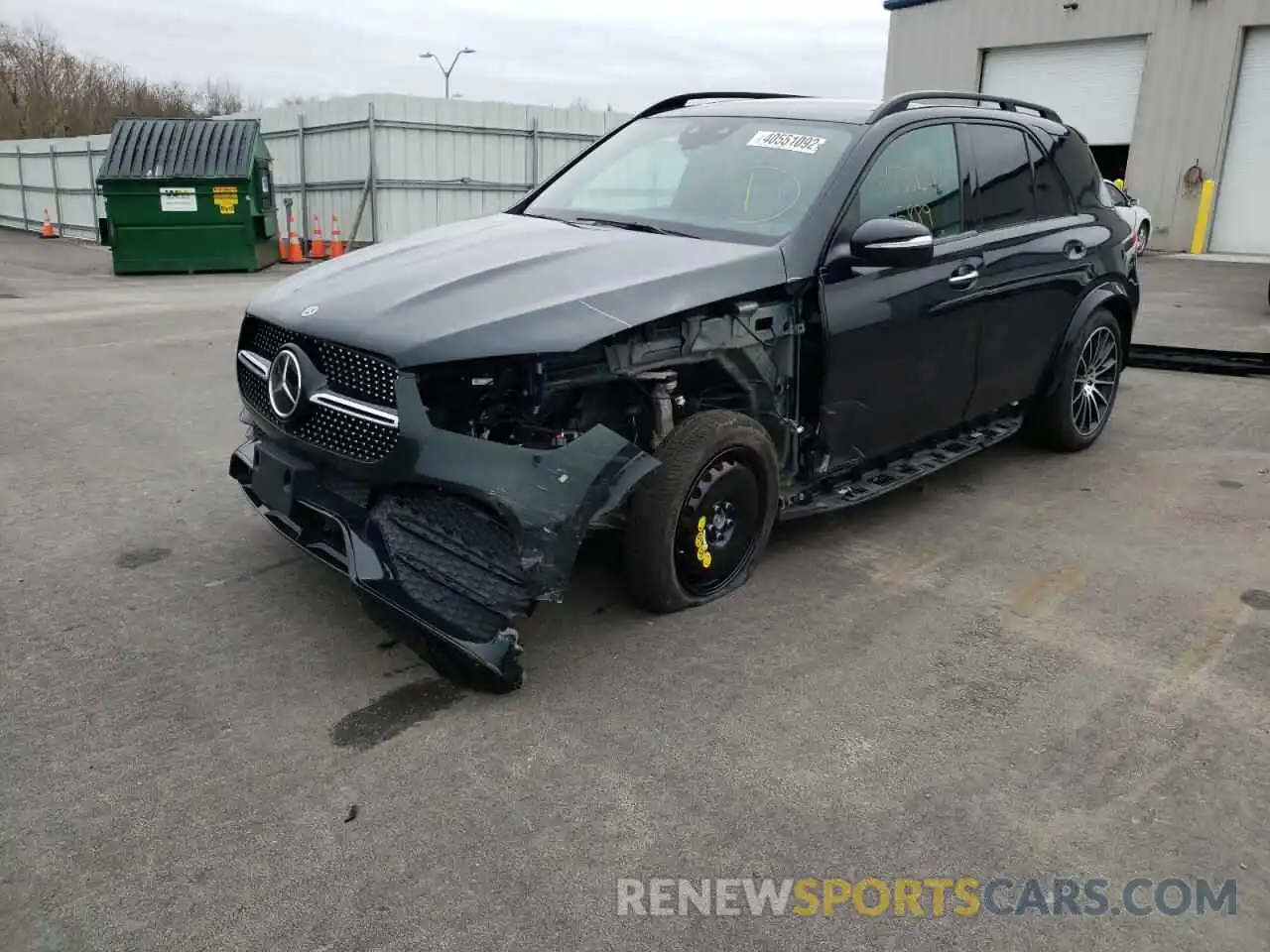 2 Photograph of a damaged car 4JGFB5KB1MA568379 MERCEDES-BENZ GLE-CLASS 2021