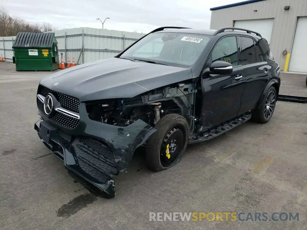 9 Photograph of a damaged car 4JGFB5KB1MA568379 MERCEDES-BENZ GLE-CLASS 2021