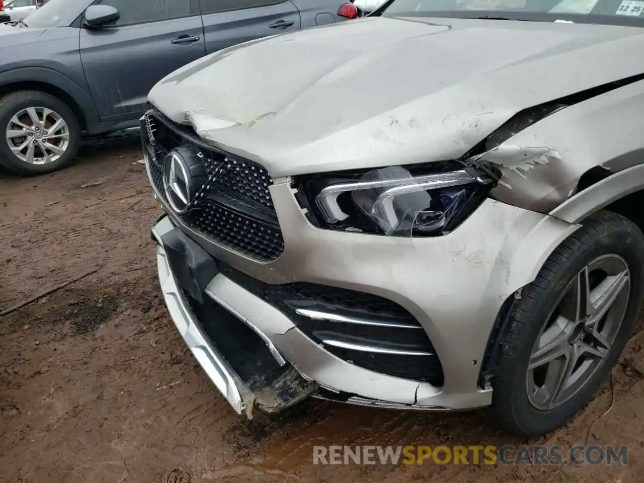 9 Photograph of a damaged car 4JGFB5KB2MA373844 MERCEDES-BENZ GLE-CLASS 2021