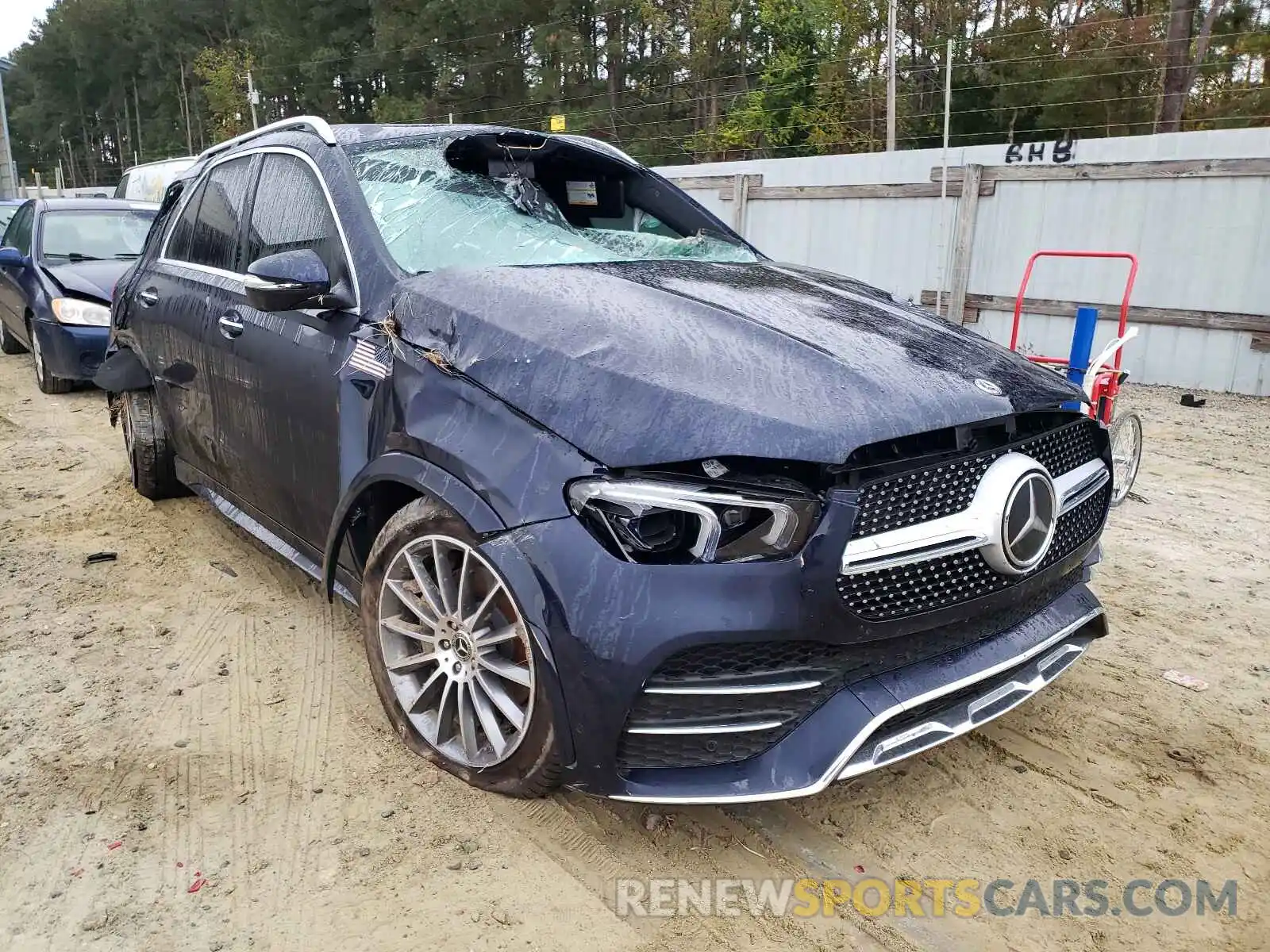 1 Photograph of a damaged car 4JGFB5KB5MA377435 MERCEDES-BENZ GLE-CLASS 2021