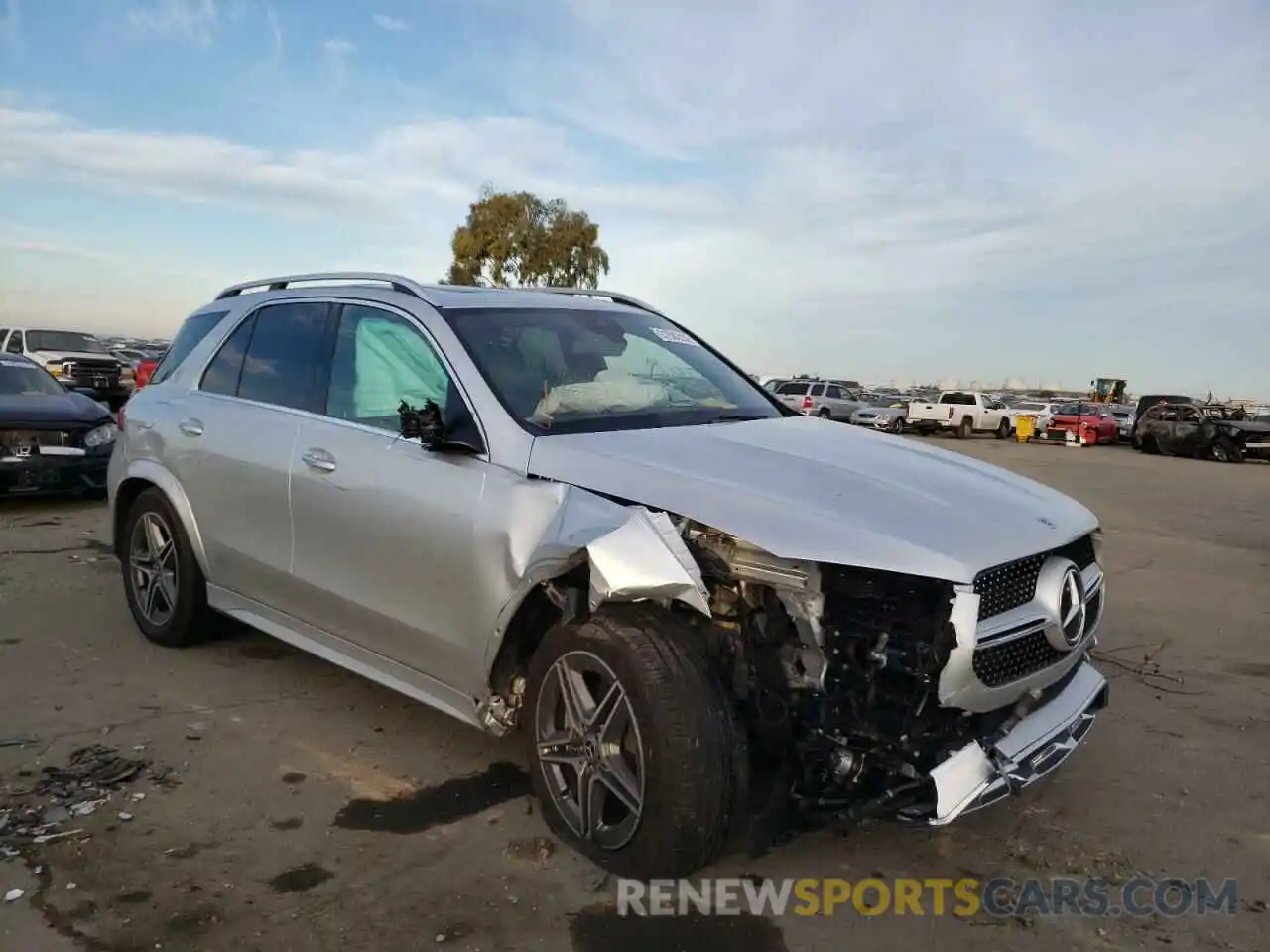 1 Photograph of a damaged car 4JGFB5KB5MA416475 MERCEDES-BENZ GLE-CLASS 2021