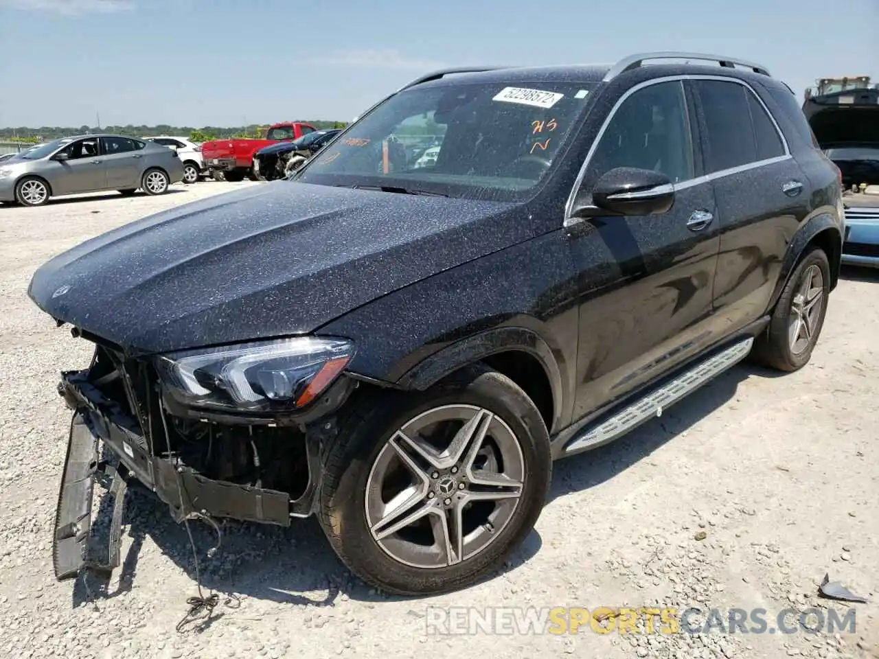 2 Photograph of a damaged car 4JGFB5KB5MA477857 MERCEDES-BENZ GLE-CLASS 2021