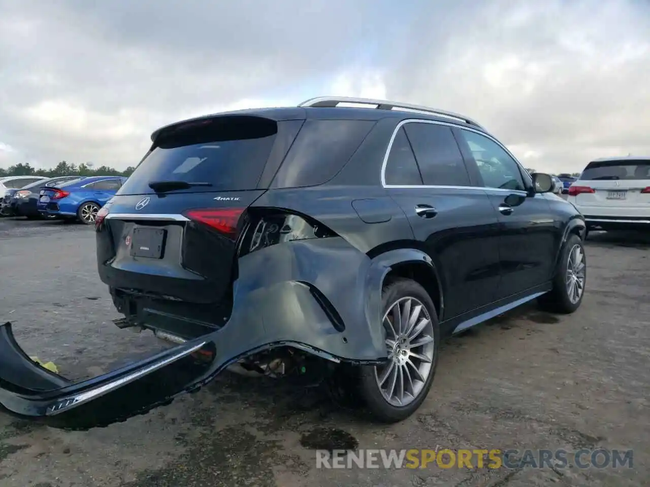 4 Photograph of a damaged car 4JGFB5KB5MA527723 MERCEDES-BENZ GLE-CLASS 2021