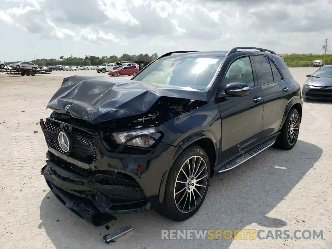 2 Photograph of a damaged car 4JGFB5KB7MA306334 MERCEDES-BENZ GLE-CLASS 2021