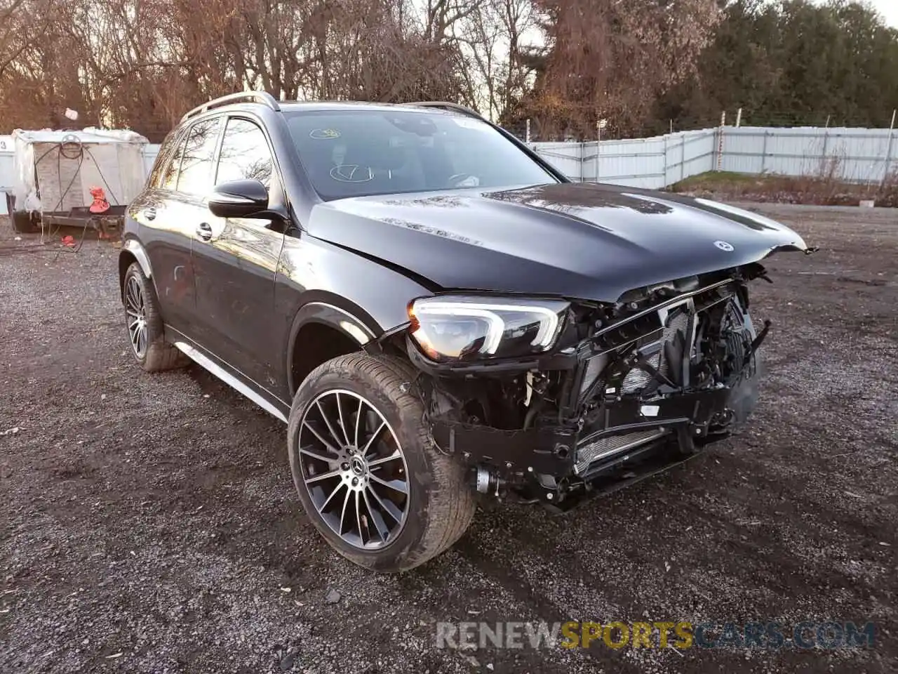 1 Photograph of a damaged car 4JGFB5KB9MA483578 MERCEDES-BENZ GLE-CLASS 2021