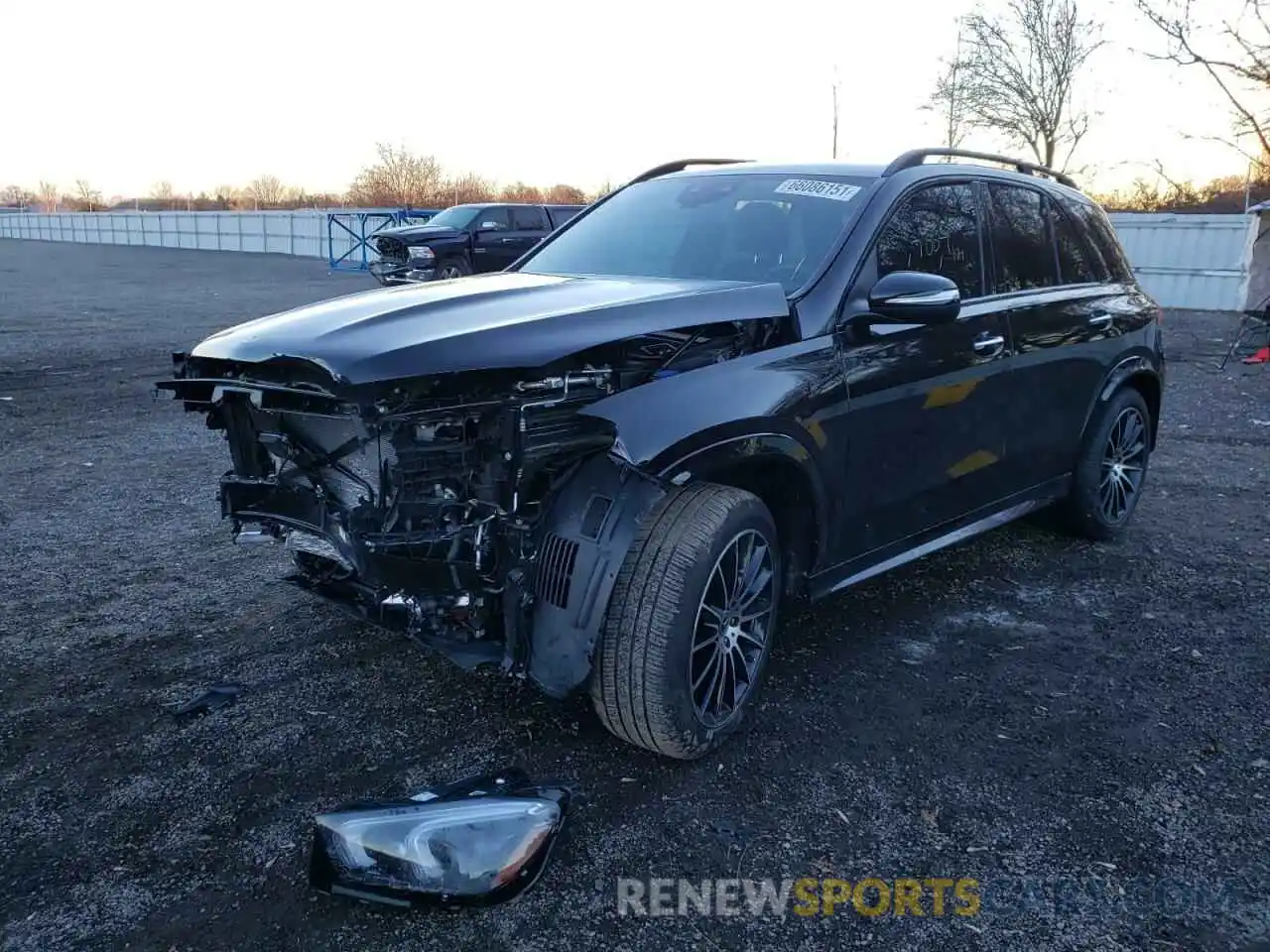 2 Photograph of a damaged car 4JGFB5KB9MA483578 MERCEDES-BENZ GLE-CLASS 2021