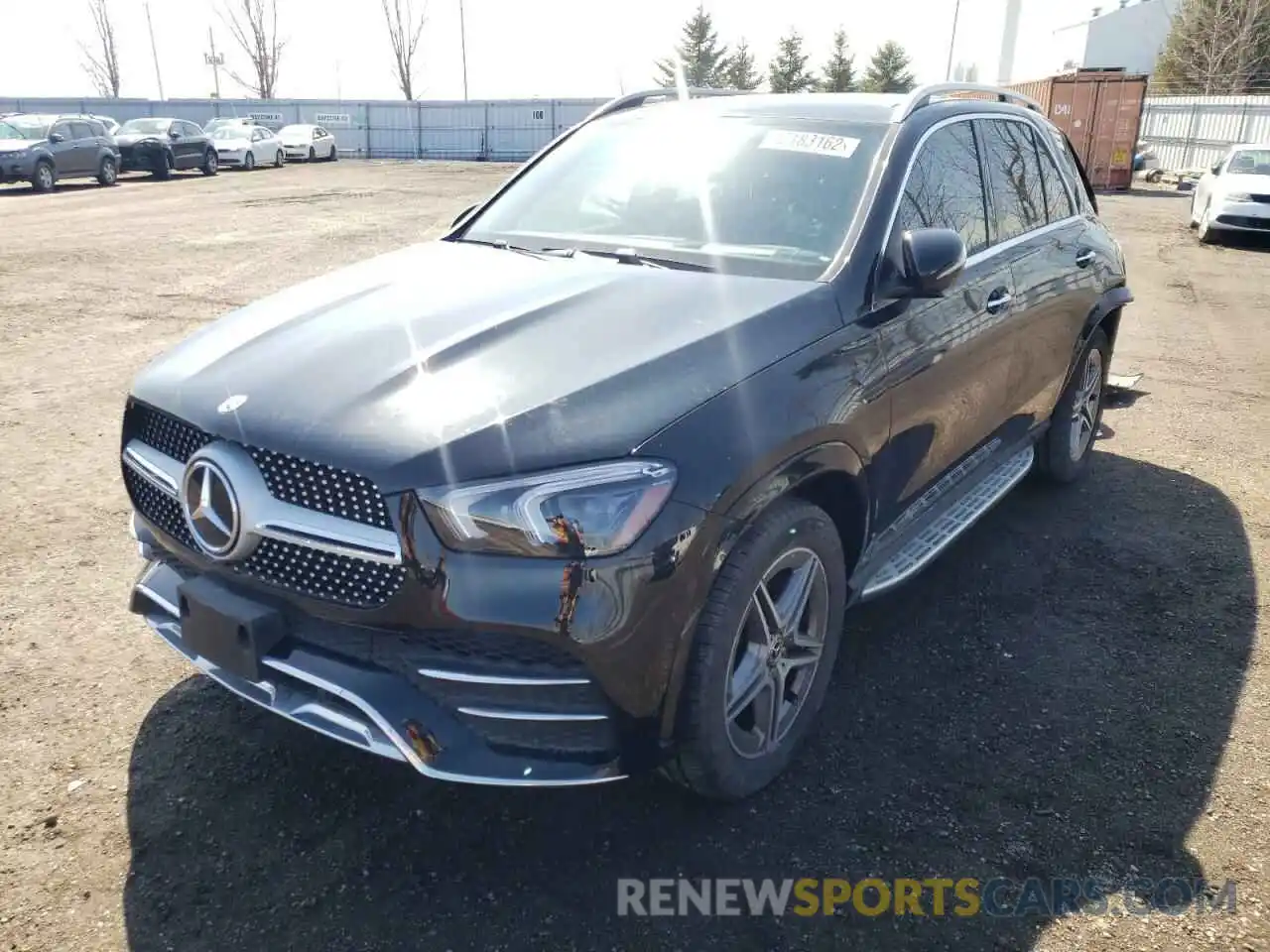 2 Photograph of a damaged car 4JGFB5KBXMA505491 MERCEDES-BENZ GLE-CLASS 2021