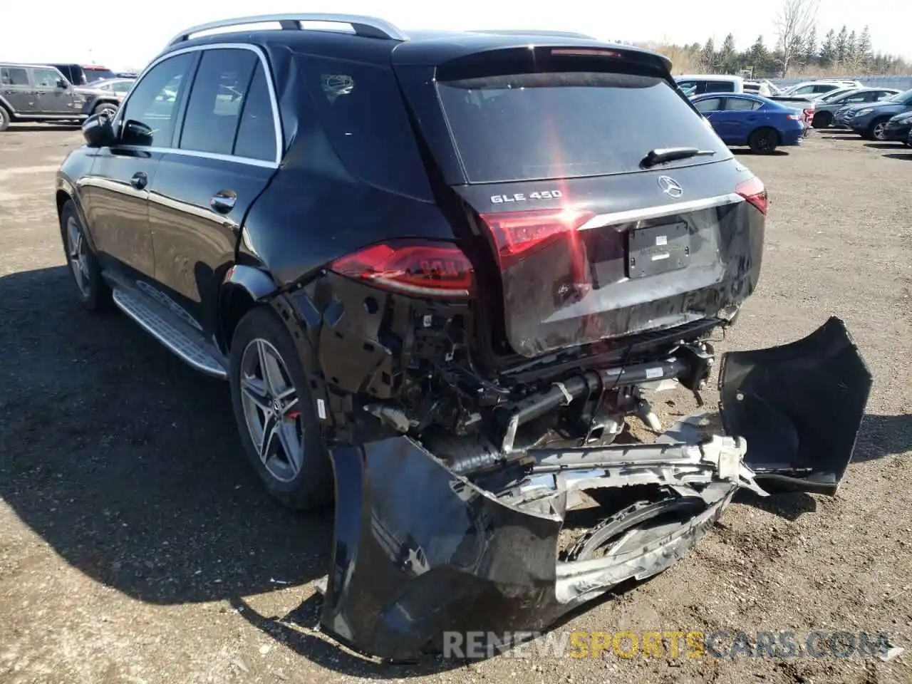 3 Photograph of a damaged car 4JGFB5KBXMA505491 MERCEDES-BENZ GLE-CLASS 2021