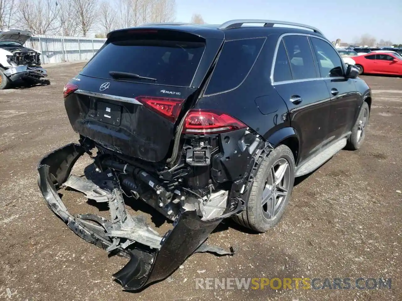 4 Photograph of a damaged car 4JGFB5KBXMA505491 MERCEDES-BENZ GLE-CLASS 2021