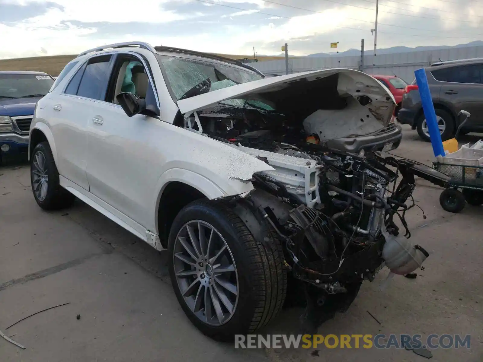 1 Photograph of a damaged car 4JGFB5KBXMA552312 MERCEDES-BENZ GLE-CLASS 2021