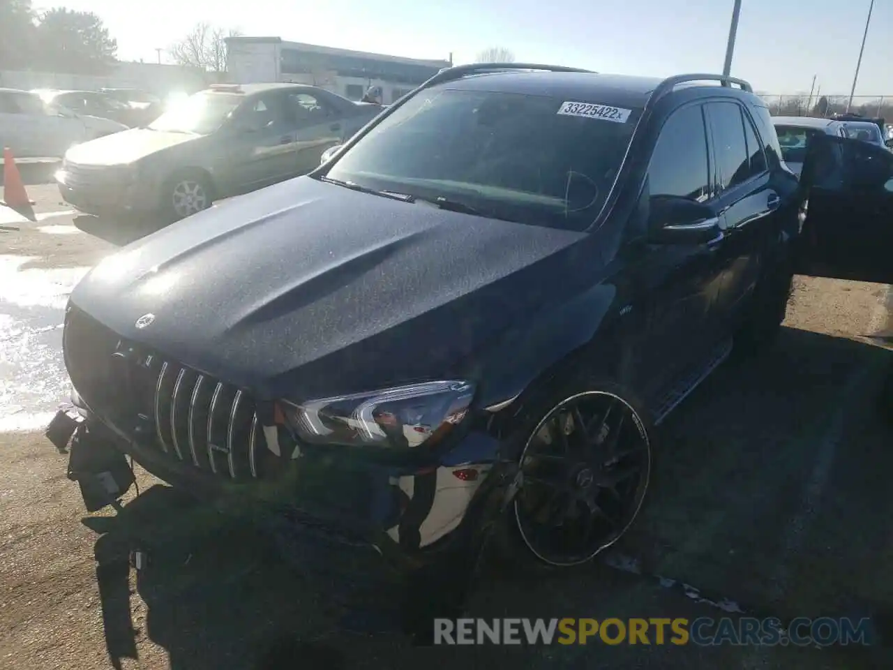 2 Photograph of a damaged car 4JGFB6BB0MA445856 MERCEDES-BENZ GLE-CLASS 2021