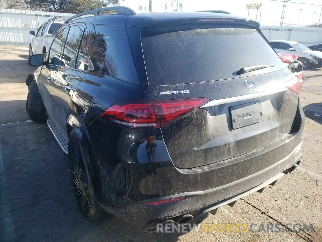 3 Photograph of a damaged car 4JGFB6BB0MA445856 MERCEDES-BENZ GLE-CLASS 2021