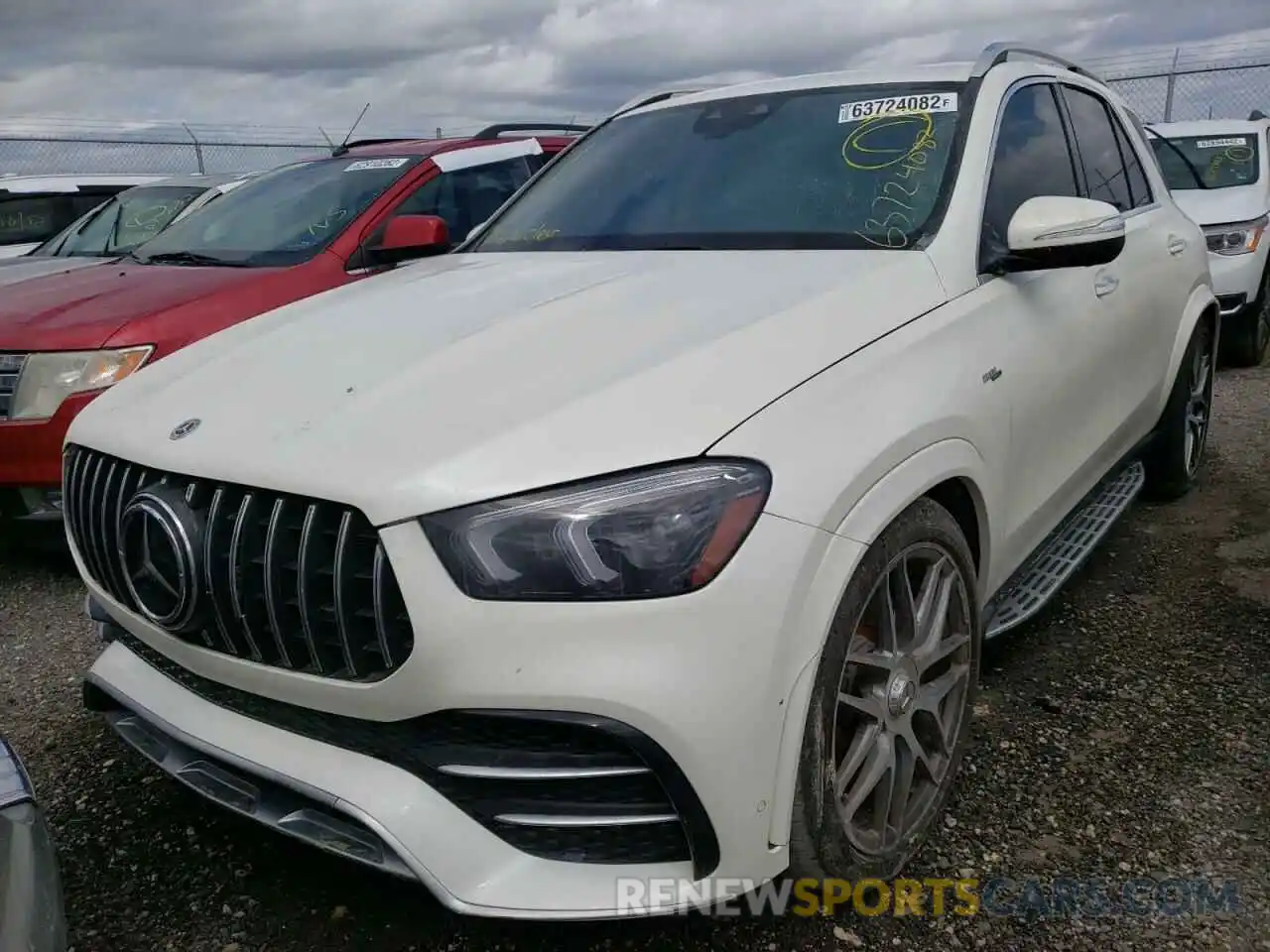 2 Photograph of a damaged car 4JGFB6BB1MA575113 MERCEDES-BENZ GLE-CLASS 2021