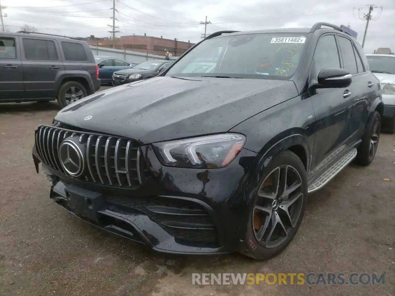 2 Photograph of a damaged car 4JGFB6BB2MA261258 MERCEDES-BENZ GLE-CLASS 2021