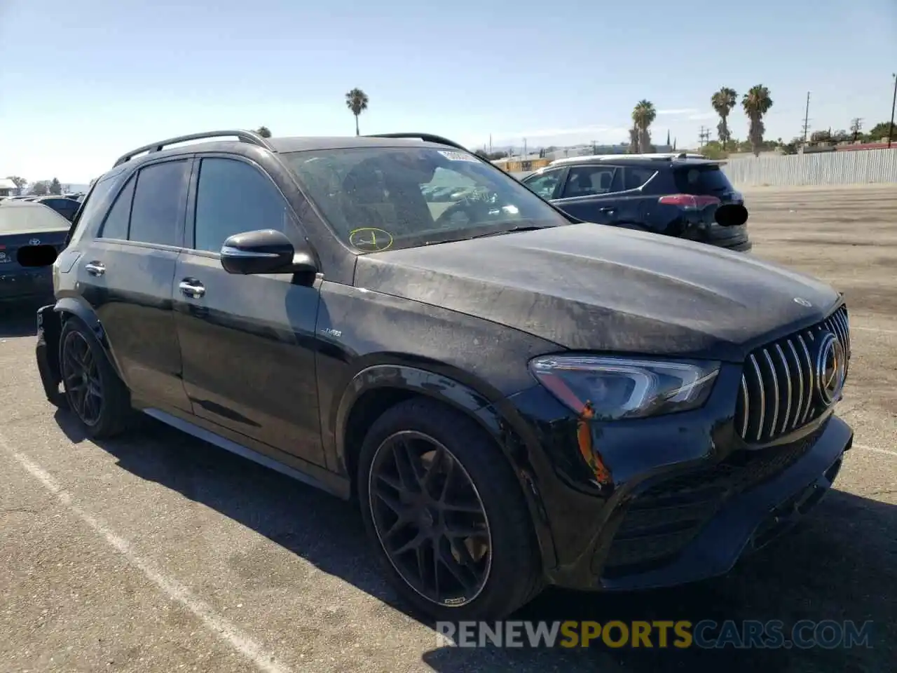 1 Photograph of a damaged car 4JGFB6BB5MA360396 MERCEDES-BENZ GLE-CLASS 2021