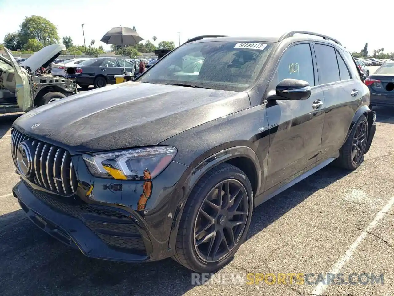 2 Photograph of a damaged car 4JGFB6BB5MA360396 MERCEDES-BENZ GLE-CLASS 2021