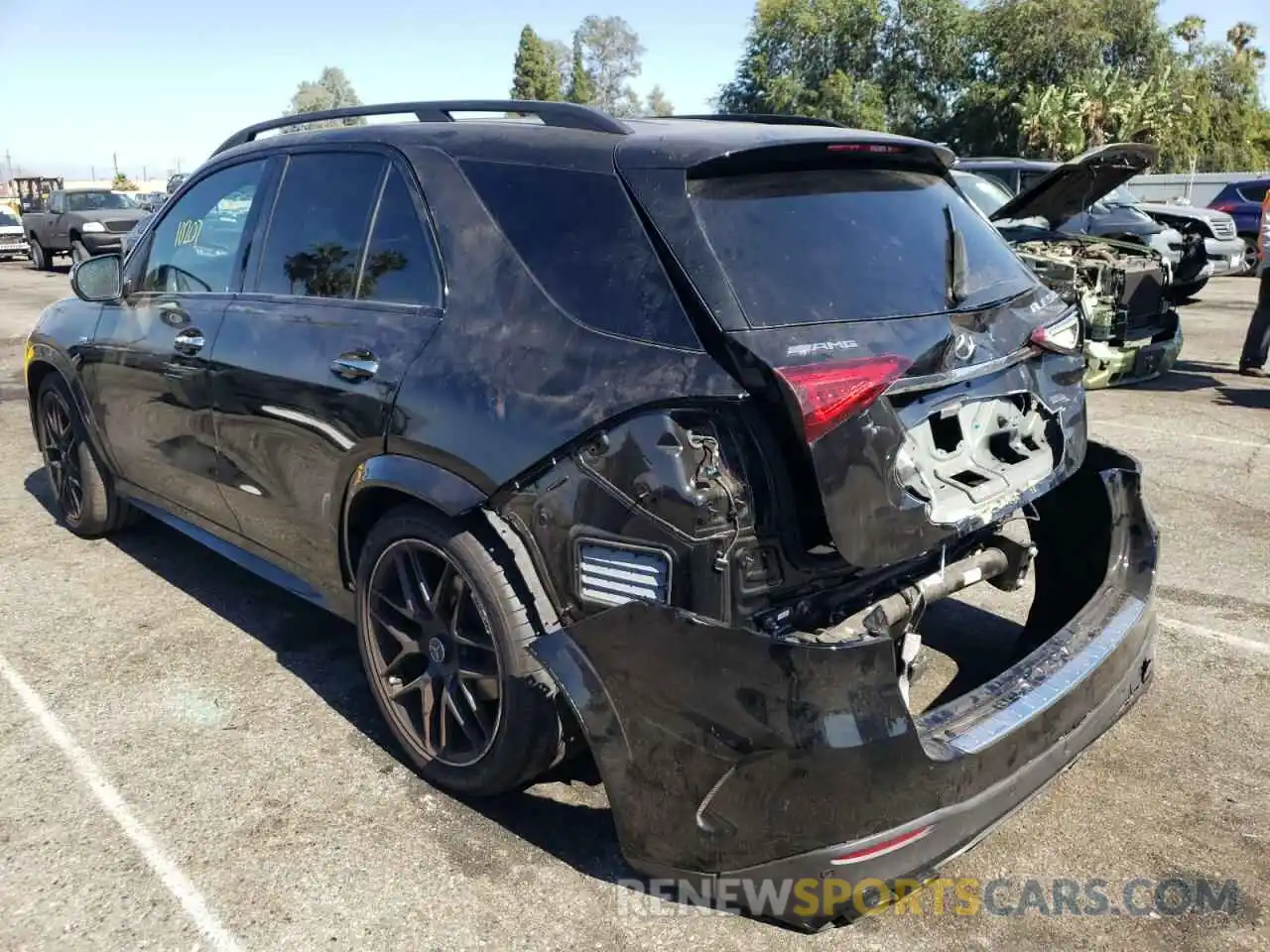 3 Photograph of a damaged car 4JGFB6BB5MA360396 MERCEDES-BENZ GLE-CLASS 2021