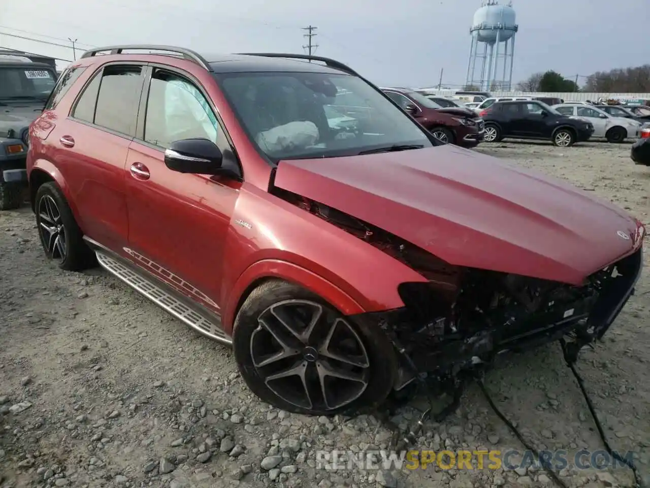 1 Photograph of a damaged car 4JGFB6BB7MA440556 MERCEDES-BENZ GLE-CLASS 2021