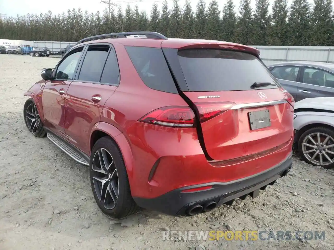 3 Photograph of a damaged car 4JGFB6BB7MA440556 MERCEDES-BENZ GLE-CLASS 2021