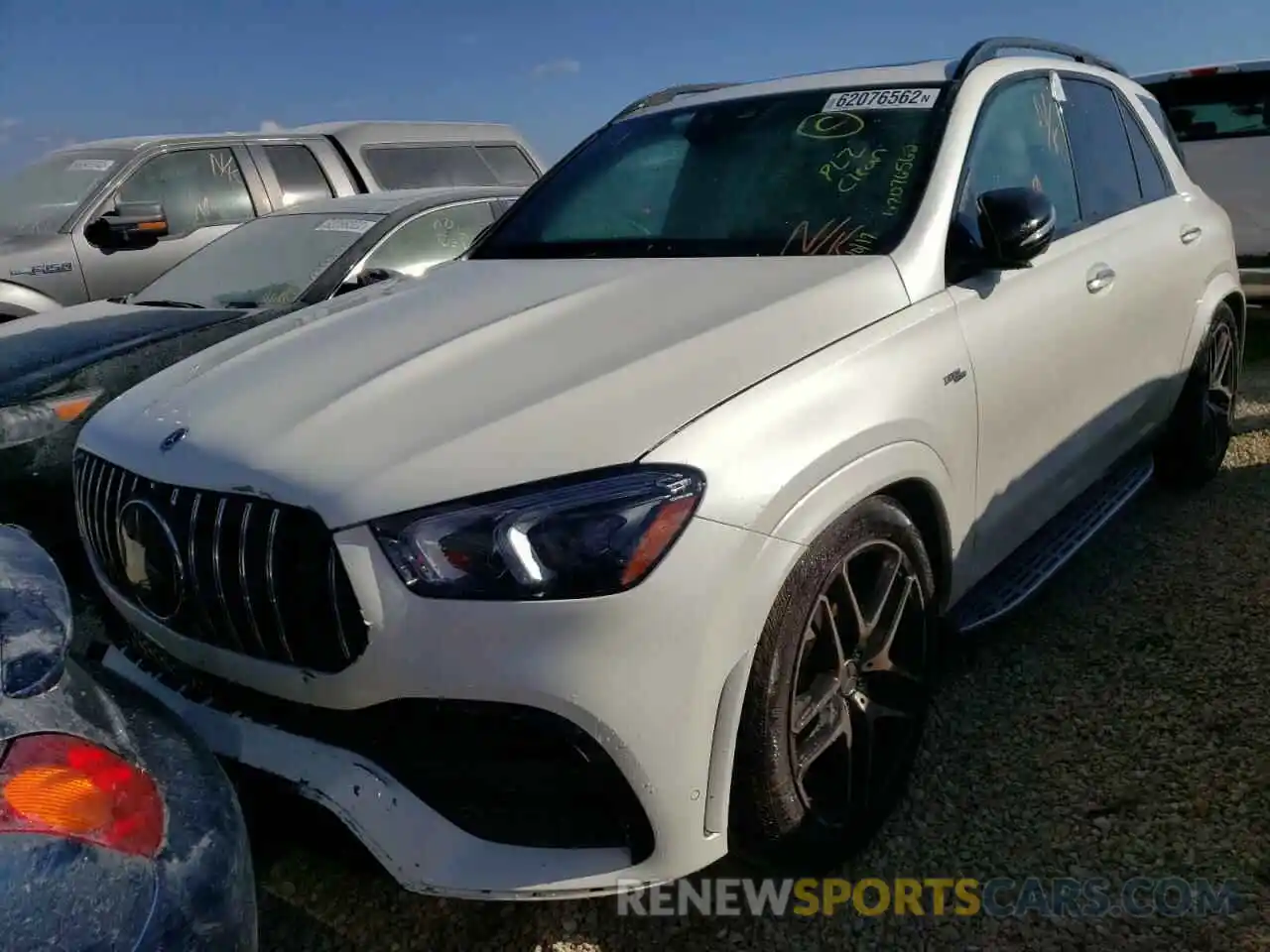 2 Photograph of a damaged car 4JGFB6BB9MA518156 MERCEDES-BENZ GLE-CLASS 2021