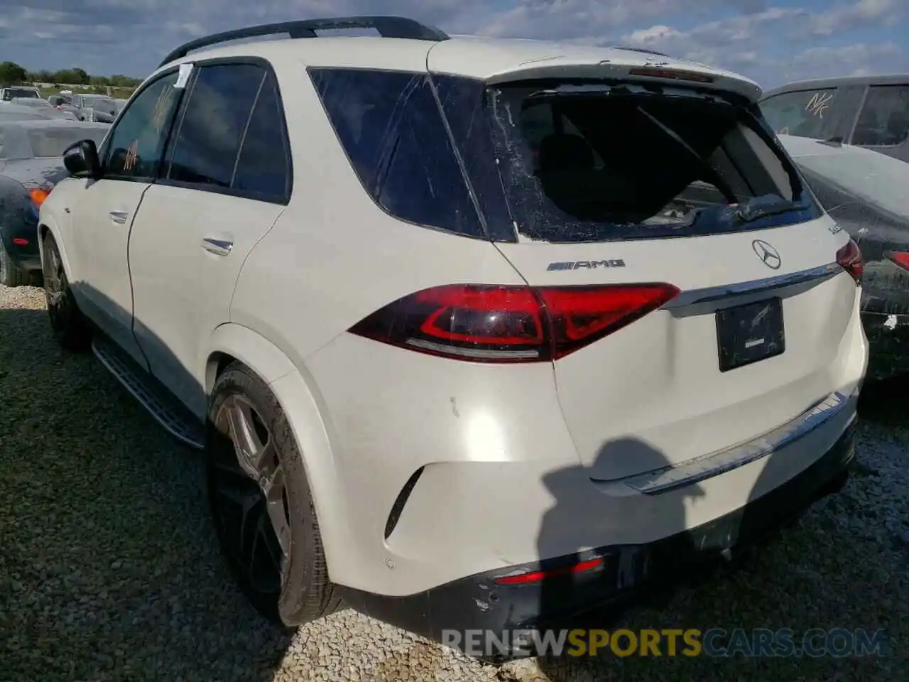 3 Photograph of a damaged car 4JGFB6BB9MA518156 MERCEDES-BENZ GLE-CLASS 2021