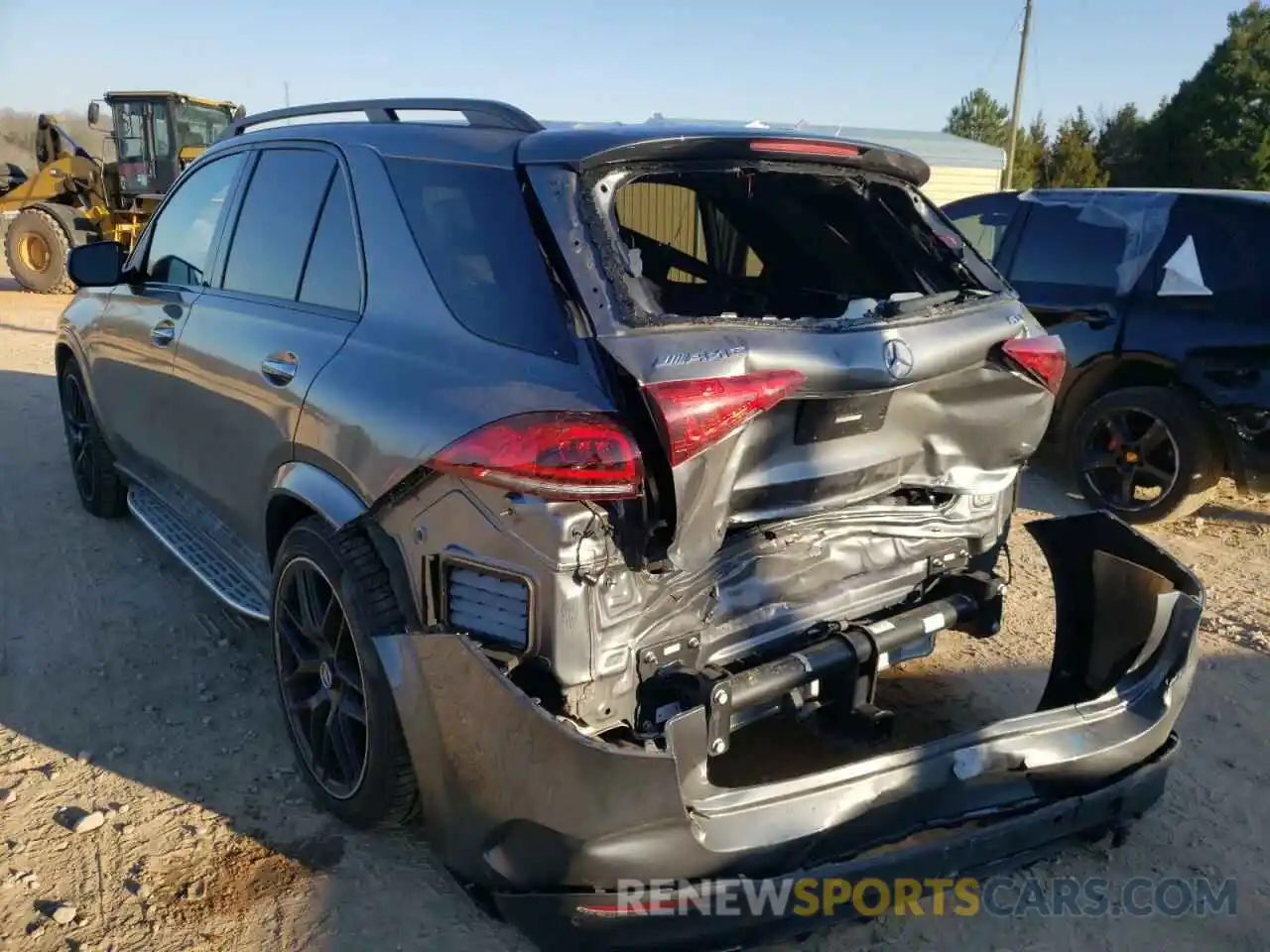 3 Photograph of a damaged car 4JGFB8KB0MA238539 MERCEDES-BENZ GLE-CLASS 2021