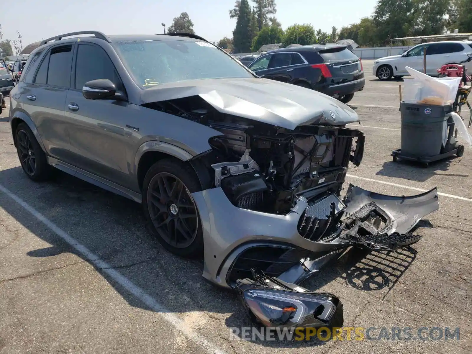 1 Photograph of a damaged car 4JGFB8KB1MA524853 MERCEDES-BENZ GLE-CLASS 2021