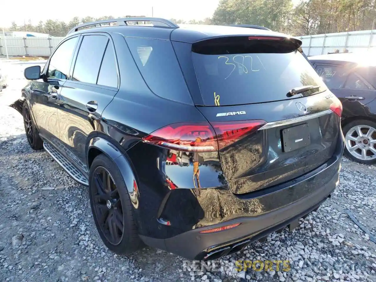 3 Photograph of a damaged car 4JGFB8KB9MA353821 MERCEDES-BENZ GLE-CLASS 2021