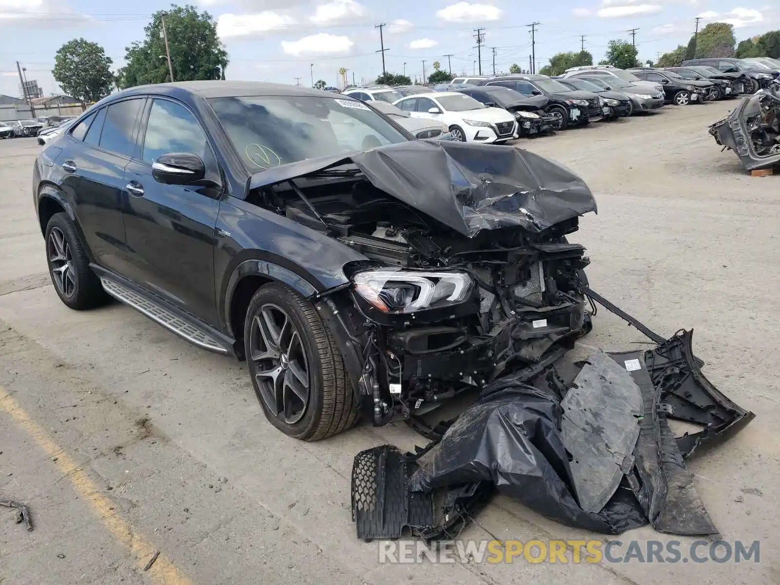 1 Photograph of a damaged car 4JGFD6BB0MA218970 MERCEDES-BENZ GLE-CLASS 2021