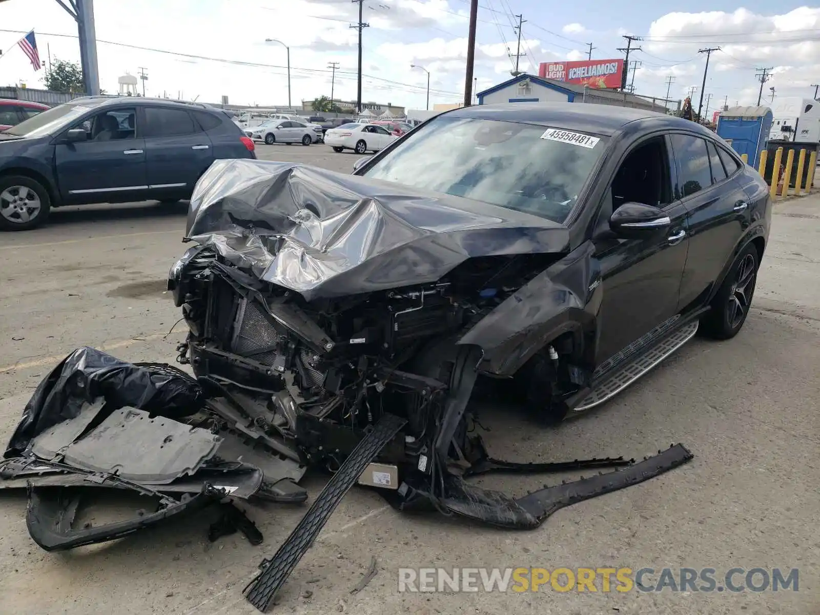 2 Photograph of a damaged car 4JGFD6BB0MA218970 MERCEDES-BENZ GLE-CLASS 2021