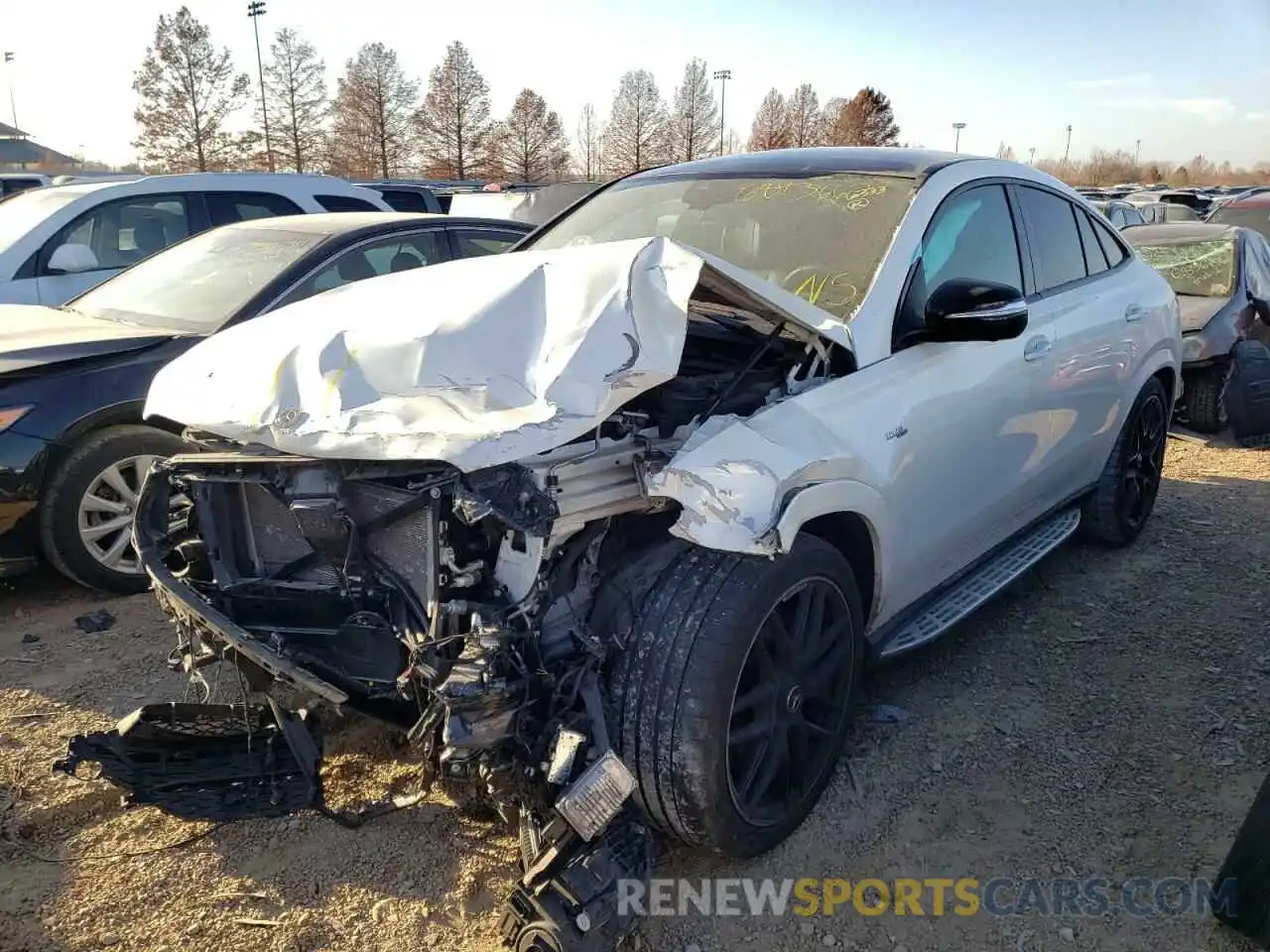 2 Photograph of a damaged car 4JGFD6BB0MA316333 MERCEDES-BENZ GLE-CLASS 2021