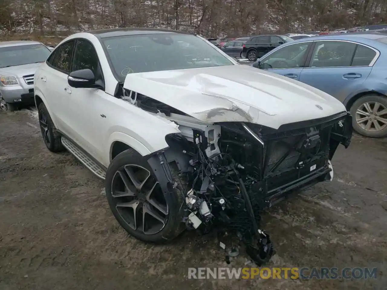 1 Photograph of a damaged car 4JGFD6BB0MA351616 MERCEDES-BENZ GLE-CLASS 2021